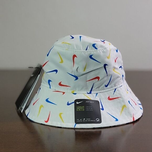 Nike Sportswear NSW Dri Fit Bucket Hat White Kids - Picture 2 of 7